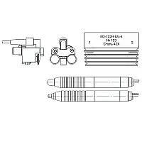 Комплект для контроля замковой резьбы бурового оборудования