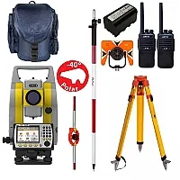 Максимальный комплект 8 в 1 тахеометр GeoMax Zoom 50 2" accXess10 SUPER POLAR -40°