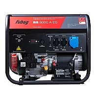 Бензиновый генератор FUBAG BS 8000 A ES в тихом зимнем кожухе 1200 RAL 7024