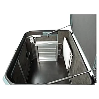 Бензиновый генератор FUBAG BS 9000 A ES в тихом зимнем кожухе 1200 RAL 8019