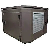 Бензиновый генератор FUBAG BS 8000 A ES в тихом зимнем кожухе 1200 RAL 8019