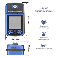 Газоанализатор (измеритель концентрации диоксида серы) МЕГЕОН 08205
