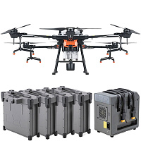 Комплект квадрокоптер DJI Agras T20 + 4 АКБ + ЗУ