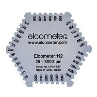 Гексагональная алюминиевая гребенка Elcometer 112AL