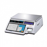 Весы торговые с печатью этикеток CAS CL5000-15B